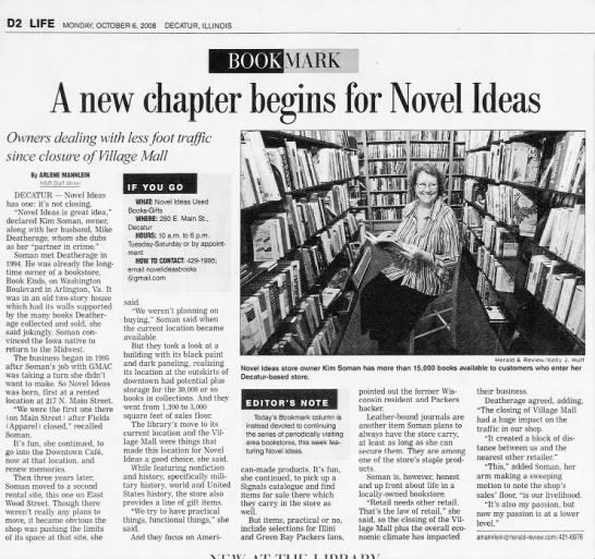 Novel Ideas
